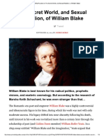 William Blake Sexual Rebellion ..