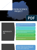 Decision Science Project