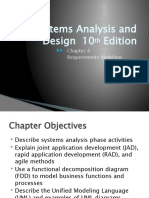 Systems Analysis and Design 10 Edition: Requirements Modeling