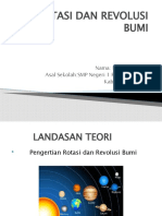 Rotasi Dan Revolusi Bumi