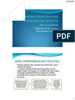 Pengantar Statistika Dan Probabilitas Beserta Aplikasinya