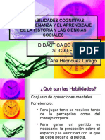 Las Habilidades Cognitivas 2012