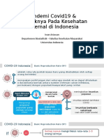 Dampak Pandemi Utk Kesehatan Maternal