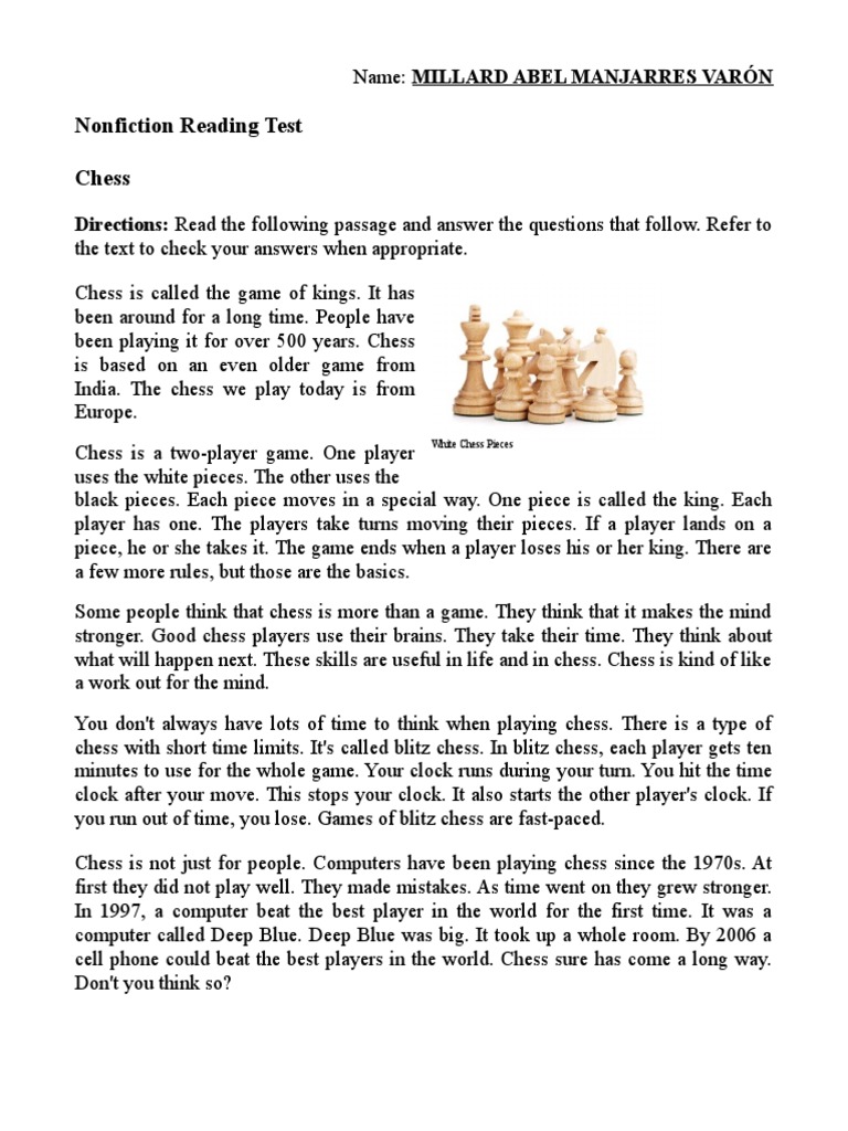 Chess Openings Quiz