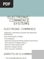 Electronic Commerce Systems