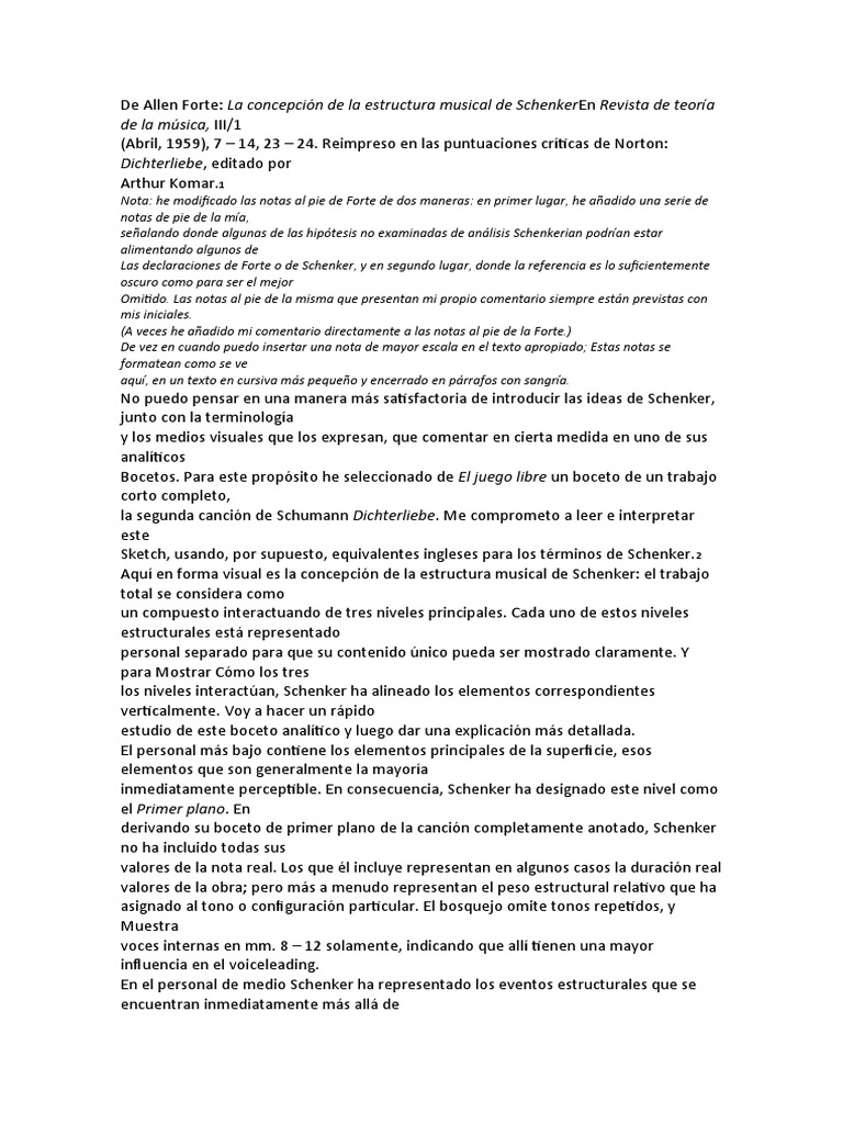 De Allen Forte | PDF | Escala (música) | Acorde (Música)