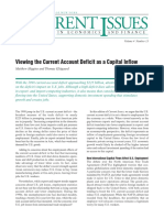 New York Fed - Viewing The CA Deficit As A Capital Inflow PDF