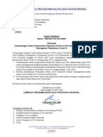 009 - SE Perpanjangan Kedua Penyesuaian Pelayanan Online LPJK Nasional Dalam Upaya Pencegahan Covid-19 PDF