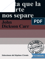 Hasta Que La Muerte Nos Separe - John Dickson Carr