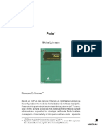 Korstanje Poder Luhmann PDF