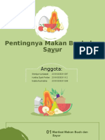 Manfaat Makan Buah dan Sayur