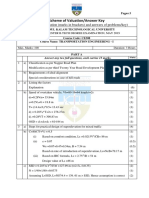 Scheme of Valuation and Key for Transportation Engineering Exam