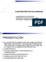 Modulo de Proyectos Culturales