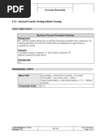 R - F-21 - Internal Transfer Posting Without Clearing