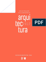 Opciones de titulación para la Licenciatura de Arquitectura