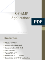 Op-Amp Applications: Areti Gopi Eee Dept
