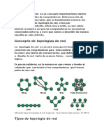 Topologías de red: Malla, estrella, árbol, bus y anillo