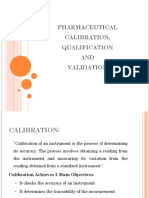 Pharmaceutical Calibration, Qualification