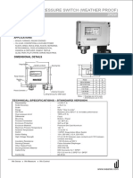 Pressure Switch (Weather Proof) : ZPDW Diaphragm Type