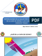 Repercusiones en La Salud Por El Deterioro de La Capa de Ozono Y Los Cuidados Que Debemos Tomar