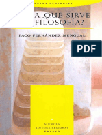 para Qué Sirve La Filosofía - Paco Fernandez Mengual PDF