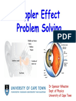 Doppler Effect Problem Solving: DR Spencer Wheaton Dept. of Physics University of Cape Town