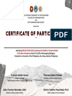 Revo - Certificate of Participation PDF