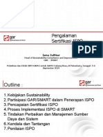 Pengalaman Sertifikasi ISPO PT SMART - Ismu