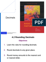 Decimals: © 2010 Pearson Education, Inc. All Rights Reserved