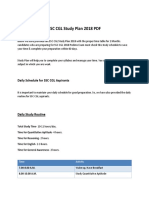 SSC CGL Study Plan 2018 PDF 1 PDF