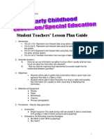 Student Teachers' Lesson Plan Guide: MATH-Data Collection For Graphing