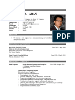Jeffrey M. Aban: Address: Contact Nos.: Email: Nationality: Date of Birth: Gender: Status