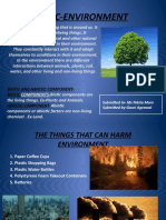 Topic-Environment: Biotic and Abiotic Component-Biotic Abiotic Component