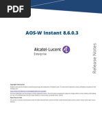 AOS-W Instant 8.6.0.3 Release Notes PDF