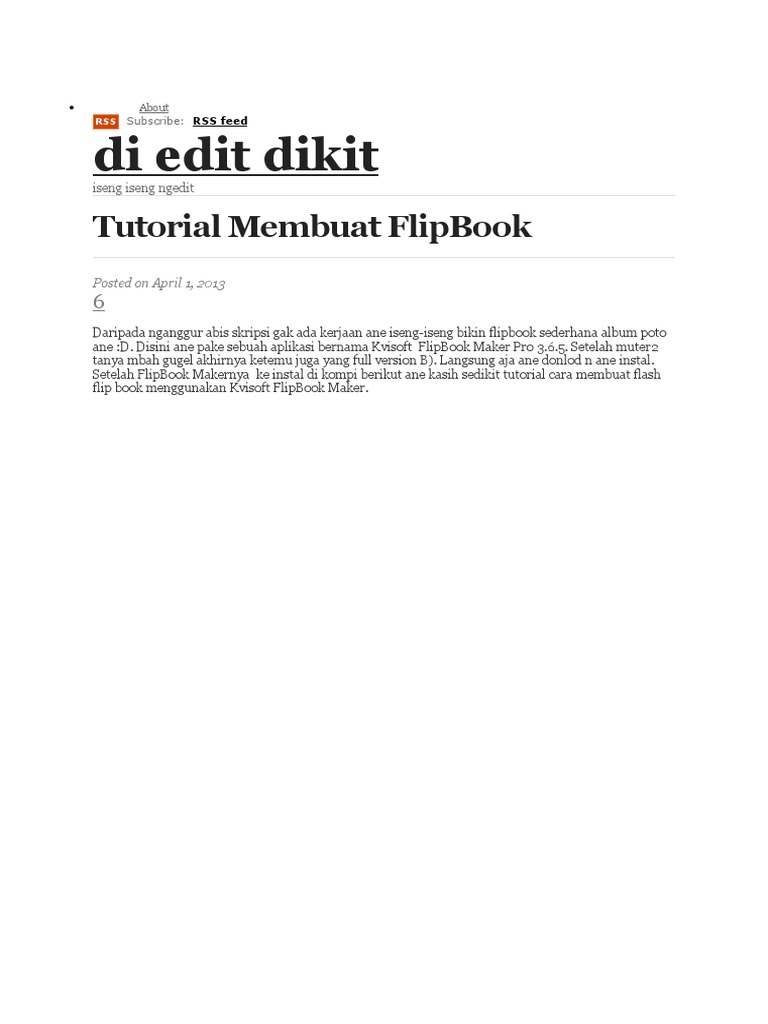 Flipbook maker pro