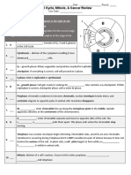 2017 OL Cell Cycle Exam Review