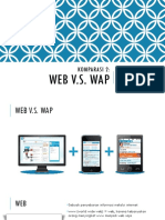 Pengantar Teknologi Mobile7.2 - Komparasi 2 WEB Vs WAP PDF