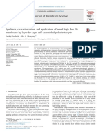 Synthesis, Characterization and Application of Novel High Flux FO Membrane by Layer-By-Layer Self-Assembled Polyelectrolyte