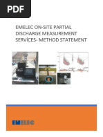 Emelec On-Site Partial Discharge Measurement Services-Method Statement