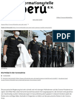 Die Polizei in der Coronakrise | Informationsstelle Peru e.V.