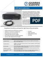 GS-1290 Spectroradiometers: Exceptional Sensitivity and Speed For Light Source Characterization