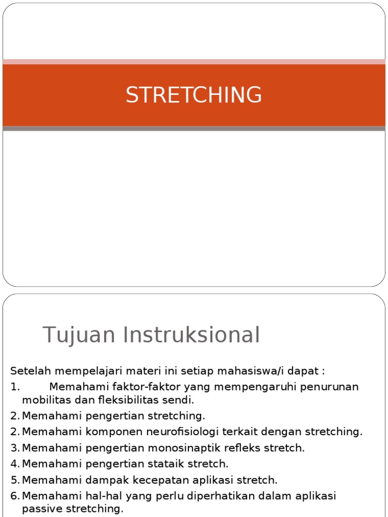 Stretching | PDF