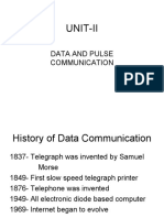 Unit-Ii: Data and Pulse Communication