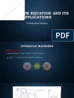 Momentum Equation and Its Application