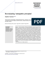 Reevaluating osteopathic principles