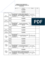 Jadwal Semester IIa