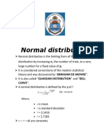 Normal Distribution by PUCIT