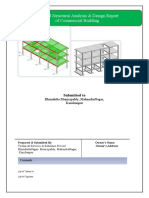 Detailed Structural Analysis & Design Report of Commercial Building
