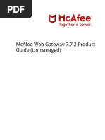 Mcafee Web Gateway 7.7.2 Product Guide (Unmanaged) 1-6-2020 PDF