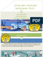 Monitoring Dan Evaluasi Kelompok